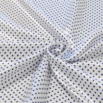Tecido Cetim Estampado Poa Bolinha 1,40M Largura Azul Royal Tecido Cetim Estampado Poa Bolinha 1,40M Largura Azul Royal