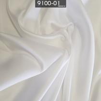 Tecido Cetim Italiano 100% Poliester Branco Tecido Cetim Italiano 100% Poliester Branco