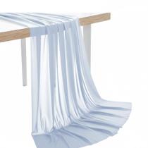 Tecido Chiffon MDS 112 cm de Largura Azul Bebê (25 jardas) Tecido Chiffon MDS 112 cm de Largura Azul Bebê (25 jardas)