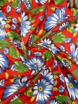 Tecido Chitão Floral 1,50x1,00m Festa Junina Chita Para Roupas Decorações