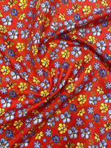 Tecido Chitão Floral 1,50x1,00m Festa Junina Chita Para Roupas Decorações