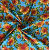 Tecido Chitão Microfibra Estampado 1 metro