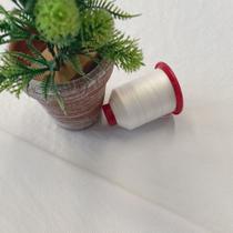 Tecido Corano Coromix Branco 1 Metro Tapeçaria Decoração Móveis