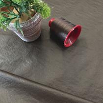 Tecido Corano Coromix Marrom 1 Metro Tapeçaria Decoração Móveis