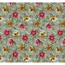 Tecido Cotone com Proteção Impermeável Flores Tecido Cotone com Proteção Impermeável Flores