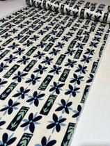 Tecido Crepe Alfaiataria New Look Estampado (1m x 1,5m) - Varias cores