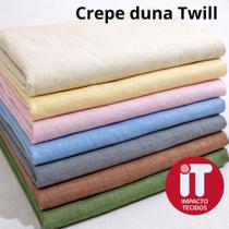 Tecido Crepe Duna TWILL / Air Flow l Liso Twill 1m x 1,5m
