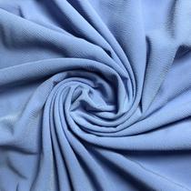 Tecido crepe marroquino 1.40mts larg liso azul bebê metro