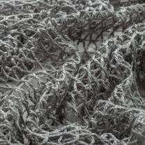 Tecido Croche Cinza 1,40 Lg - Aladim