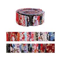 Tecido De Algodão 100% Japonês Com Estampa De Listras Para Vestido Cheongsam, Patchwork DIY, Têxtil