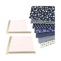 Tecido De Algodão Para Costura 30x30cm 25x25cm 7 Ou 8 Peças/Conjunto Para Patchwork E Artesanato