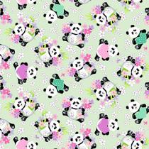 Tecido de Algodão Susybee Panda Party 110 cm de Largura Tecido de Algodão Susybee Panda Party 110 cm de Largura