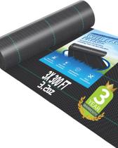 Tecido de barreira contra ervas daninhas SVINLAT 0,09x91,44 m, tecido de 90 g/m²