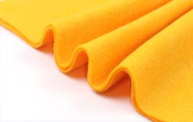 Tecido de feltro YYCRAFT Soft, 1 jarda, 74 cm de largura, 1,6 mm de espessura, amarelo brilhante