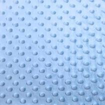 Tecido de fleece peluciado com bolinhas em relevo, 152 cm de largura, azul-céu Tecido de fleece peluciado com bolinhas em relevo, 152 cm de largura, azul-céu