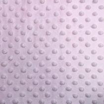 Tecido de fleece peluciado com bolinhas em relevo, 152 cm de largura, rosa bebê Tecido de fleece peluciado com bolinhas em relevo, 152 cm de largura, rosa bebê