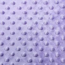Tecido de fleece plush com bolinhas em relevo, lilás, largura 152 cm Tecido de fleece plush com bolinhas em relevo, lilás, largura 152 cm