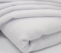 Tecido de Fralda Branco Quadriculada Valletex 100% Algodão 0,80cmX0,70cm