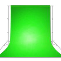 Tecido de Fundo Infinito Chroma Key Algodão Verde 1.5x2.0m para Estúdio Fotográfico - WorldView