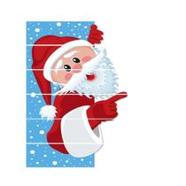 Tecido De Fundo Para Escada De Natal 6PCS Decoração De Natal Papai Noel Boneco De Neve Árvore