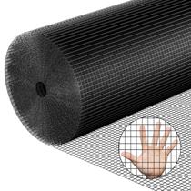 Tecido de hardware DWALE 91x15 m calibre 19 revestido de PVC preto Tecido de hardware DWALE 91x15 m calibre 19 revestido de PVC preto