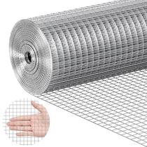Tecido de hardware VEVOR de malha de arame, calibre 19, 1/2 polegada, 60 cm x 7,6 m