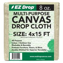 Tecido de lona grande Drop Cloth EZ Drop Painter 1,2 m x 4,6 m