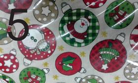 Tecido de Natal para Toalha Barrinha Decoração tamanho 50 x 140