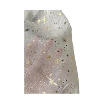 Tecido De Organza Brilhante Com Estrelas E Lua Para DIY, Costura E Artesanato, Vestido De Manga