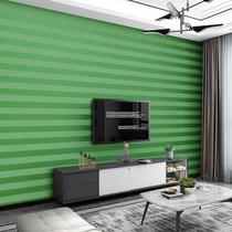 Tecido de Parede Jacquard Verde Bandeira - Listrado - Menedecor