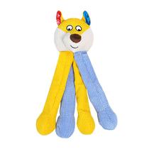 Tecido de pelúcia interativo para cães com guincho para mastigar Tecido de pelúcia interativo para cães com guincho para mastigar