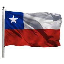 Tecido de poliéster Flag Chile 60x90 cm para meninas