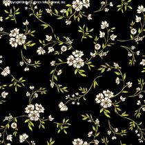 Tecido de rayon challis estampado floral por metro Tecido de rayon challis estampado floral por metro