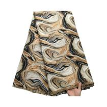 Tecido De Renda Brocada Francesa Demask Africana Jacquard Nigeriano Para Vestidos De Noite Femininos