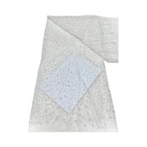 Tecido De Renda Com Miçangas Africanas Francesas Pretas De Alta Qualidade Com Lantejoulas Bordadas Tecido De Renda Com Miçangas Africanas Francesas Pretas De Alta Qualidade Com Lantejoulas Bordadas