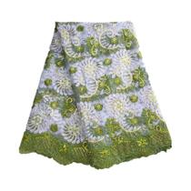 Tecido De Renda Francesa Bordado Floral Azul Royal Com Lantejoulas Para Vestidos De Noiva E