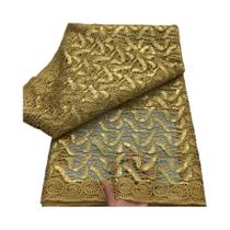 Tecido De Renda Guipure Africana Para Mulheres, 5 Jardas, Alta Qualidade, Solúvel Em Água, Vestido