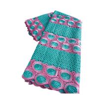 Tecido De Renda Guipure Com Strass De Alta Qualidade Para Mulheres Nigerianas, 2,5 Jardas, Solúvel Tecido De Renda Guipure Com Strass De Alta Qualidade Para Mulheres Nigerianas, 2,5 Jardas, Solúvel