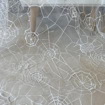 Tecido de renda II Spiderweb Soft Black Halloween 1m (90x130cm) Tecido de renda II Spiderweb Soft Black Halloween 1m (90x130cm)