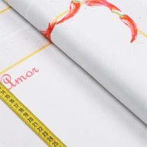 Tecido de Sarja - Mesa Posta By Vitória Quintal : Pimentas (1,00x1,50)