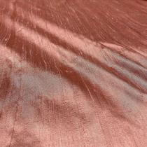 Tecido de Seda 100% Pura Terracota - 1,47m de Largura x 1,00m de Altura