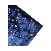 Tecido De Veludo Dourado Com Estrela De Diamante 50x50cm Para DIY Vestido De Boneca Almofada