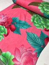 Tecido de viscolinho Estampado 100% VISCOSE 1m X 1.45 a 1.50 largura