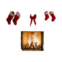 Tecido Decorativo Para Árvore De Natal E Lareira, Fundo Para Fotografia De Natal Tecido Decorativo Para Árvore De Natal E Lareira, Fundo Para Fotografia De Natal