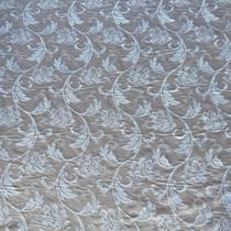 Tecido Devore (RC09742) 100% Poliester Off White Tecido Devore (RC09742) 100% Poliester Off White