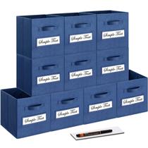 Tecido dobrável Storage Cube artsdi de 11 polegadas azul marinho (x10)