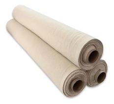 Tecido Em Metro Algodão Cru, Rolo Com 10 Metros Tecido Em Metro Algodão Cru, Rolo Com 10 Metros