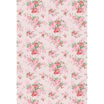 Tecido Estampado de Sarja - Home Decor Digital - Estampas com Rosas Rose (0,50x1,40)