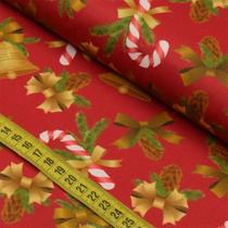 Tecido Estampado Natal Digital - Cor 2715 (0,50x1,40)