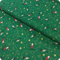 Tecido Estampado Natalino 2m X 1,50m Leve Pra Toalha De Mesa